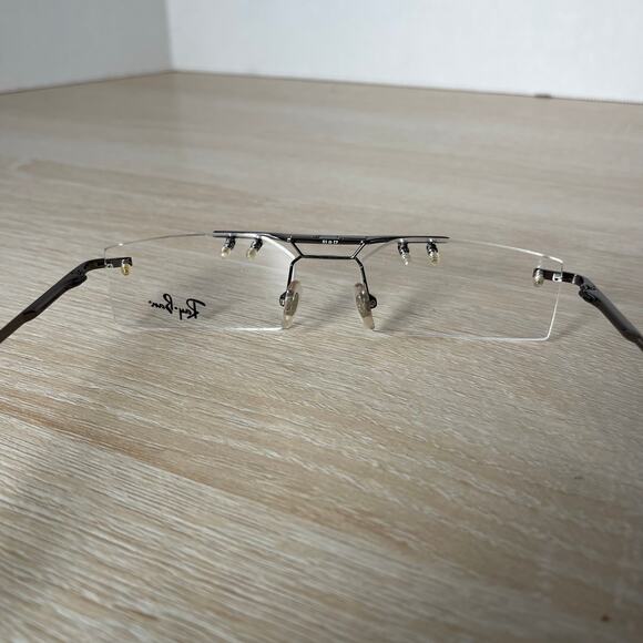 Ray-Ban RB6120 2502 Eyeglasses W/ Polarized Clip-on 51-17-140 New W Imperfection - Picture 6 of 11